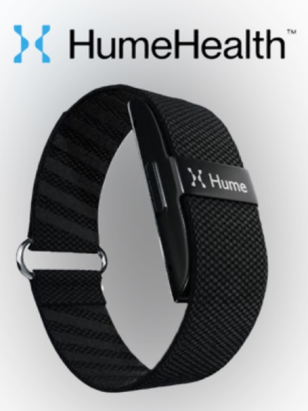 Hume Band Black Woven Fitness Wristband for Wearable Trackers - NWOT
